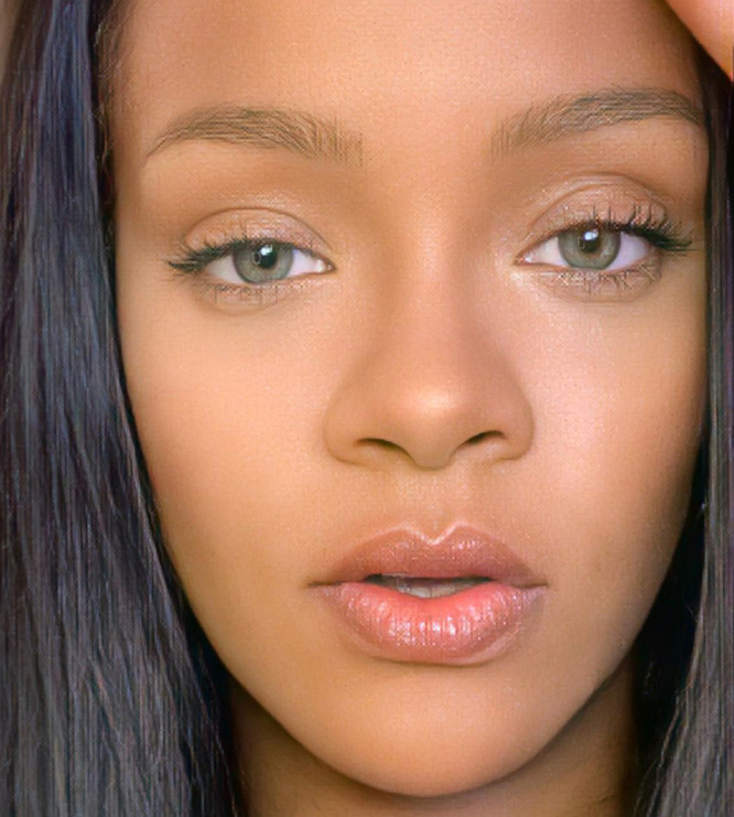 Rihanna Hazel Eyes