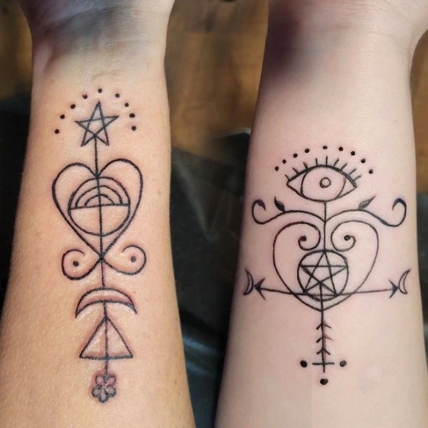 Unique Pagan Symbols Tattoos