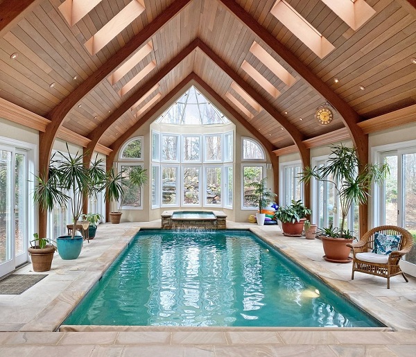 Embracing Serenity in the Exquisite Rectangle Pool