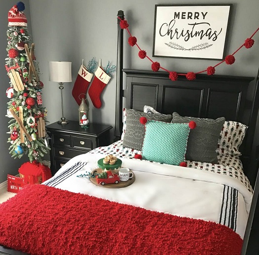 Christmas Bedroom Decorations
