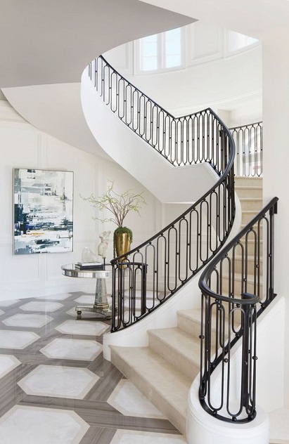 best railing design for stairs 