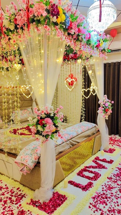 Glorious Bridal Room Decoration