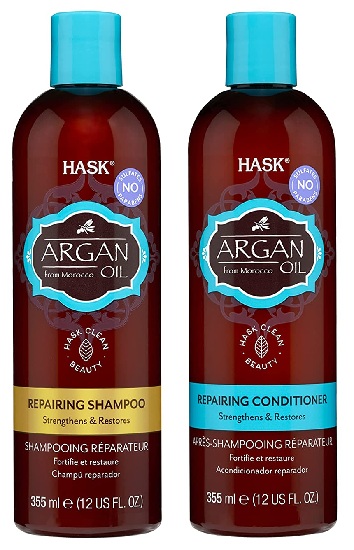 HASK ARGAN OIL Repairing Shampoo + Conditioner