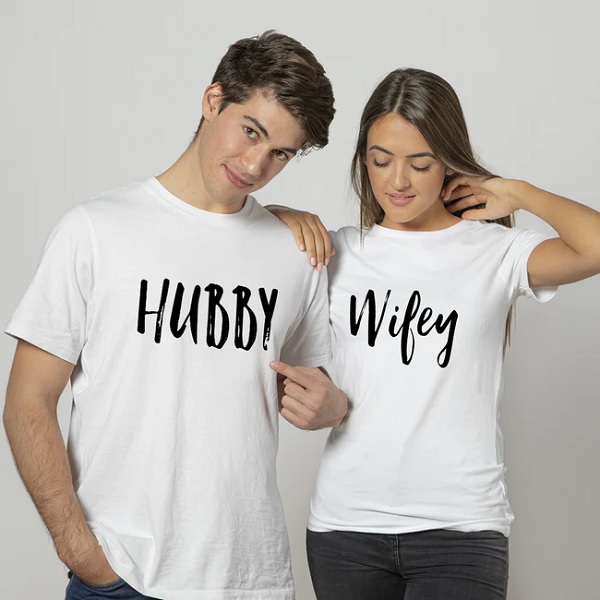 Hubby And Wifey T Shirts