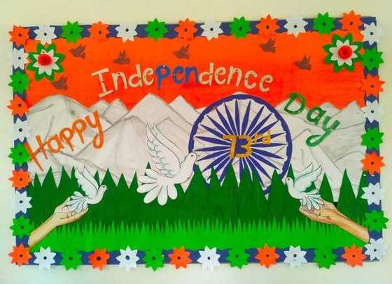 Independence Day Notice Board Decoration
