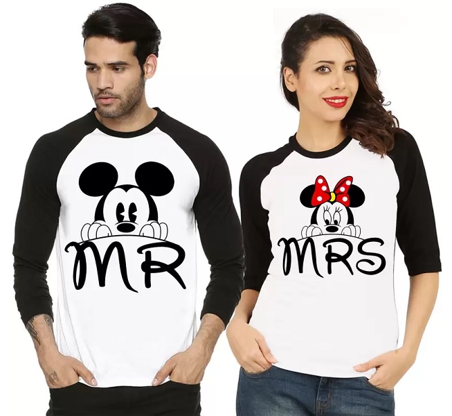 Mickey Mouse Couple T Shirt