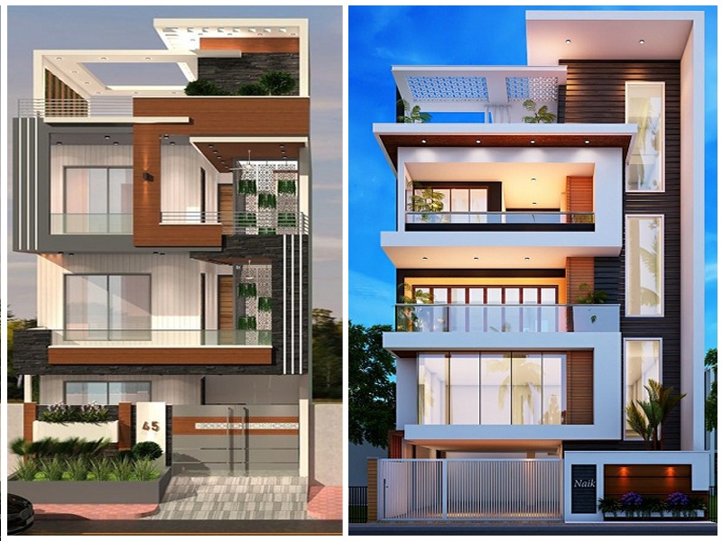 Modern G+2 Elevation Designs