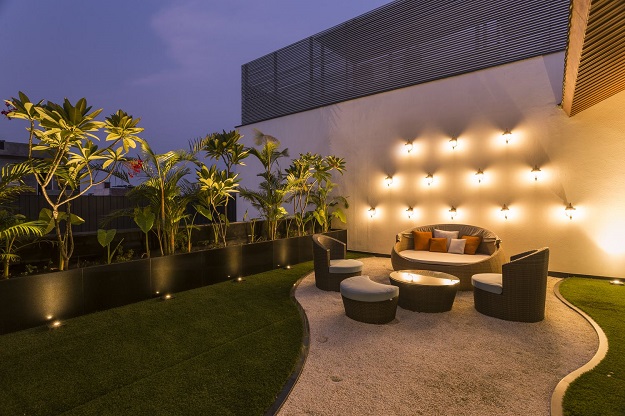 Modern Terrace Garden Design