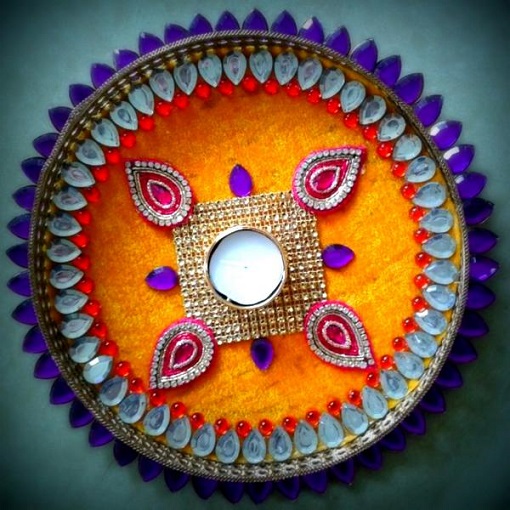 Navratri Thali Decoration