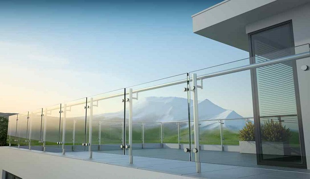 Railing Design With Glass