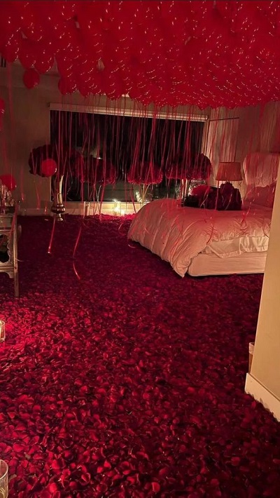 Romantic Wedding Room Decoration