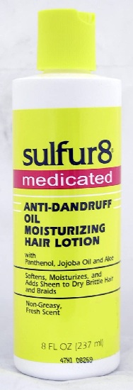 Sulfur 8 Medicated Anti-Dandruff Oil Moisturizing Hair Lotion