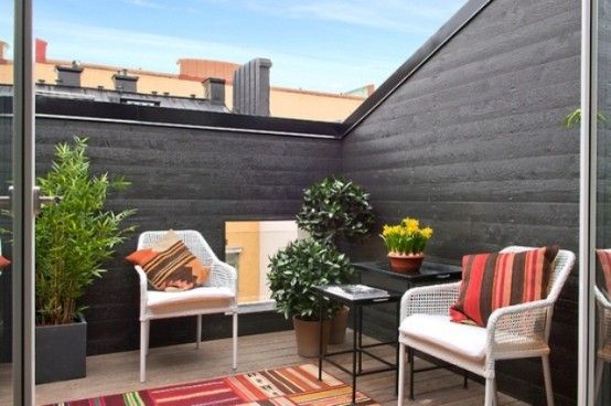 Terrace Design With Walls