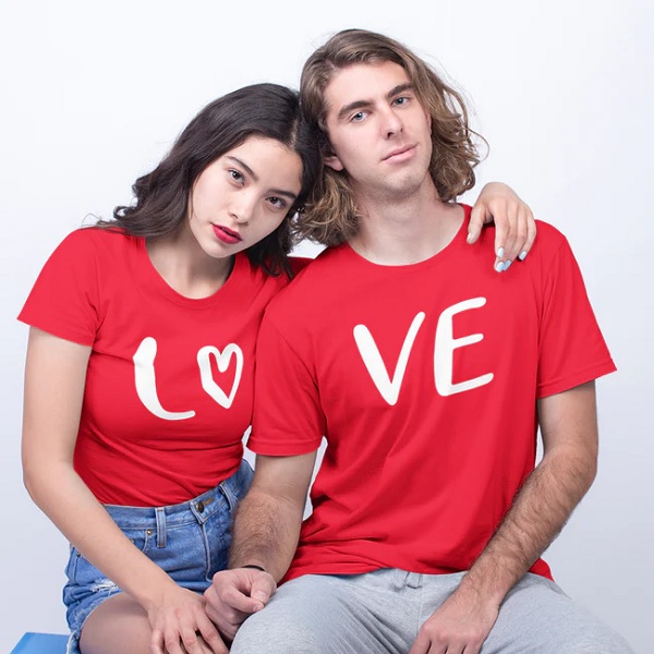 Valentine Love Couple T Shirt