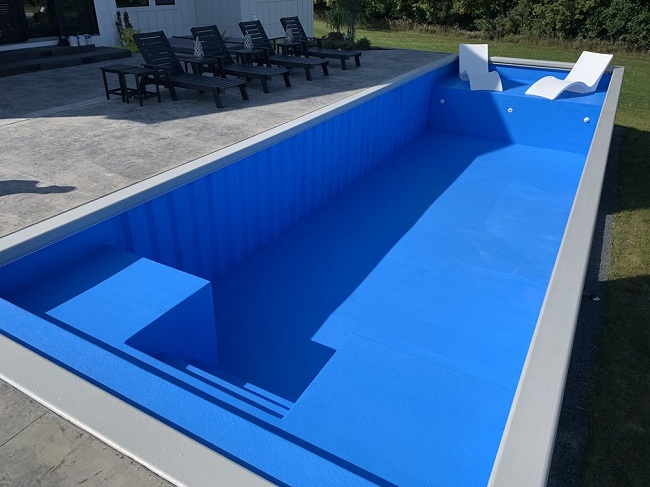 Authentic Container Pool Design