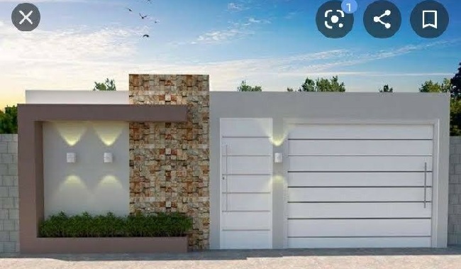Compound Wall Elevation with Lighting