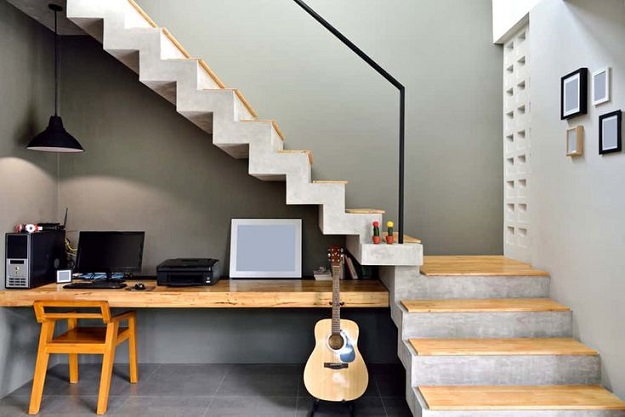 Concrete Staircase Design For Small Spaces