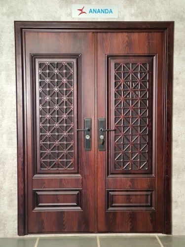 Double Jali Door Design
