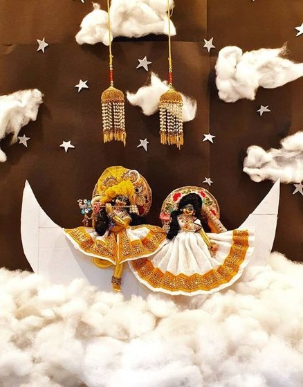 Enchanting Radhe Krishna Decoration