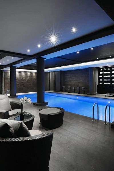 Fabulous Basement Indoor Swimming Pool