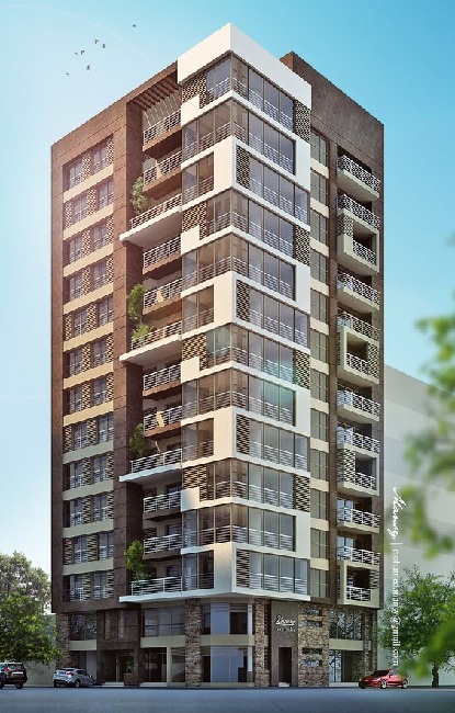 High-rise Luxury Apartment Elevation Design