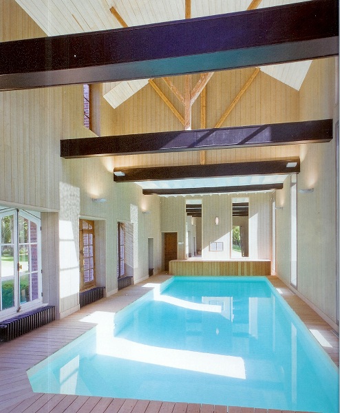 Indoor Swimming Pool with Enclosed Roof