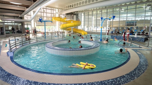 Indoor Swimming Pool with Slides