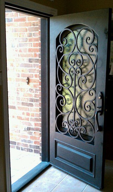 Iron Jali Door Design
