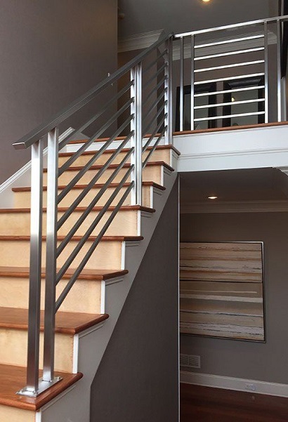 New Stainless Steel Stair Railing Design