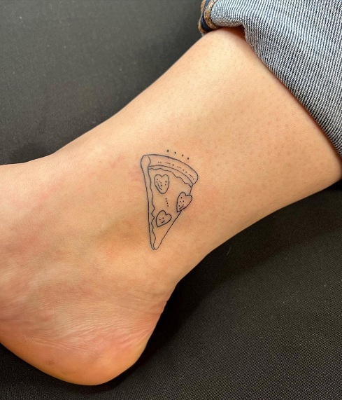 Pizza Tattoo Flash