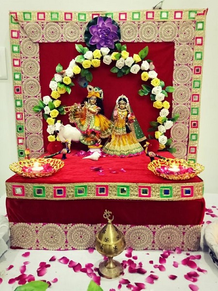 Radha Krishna Mandap Decoration