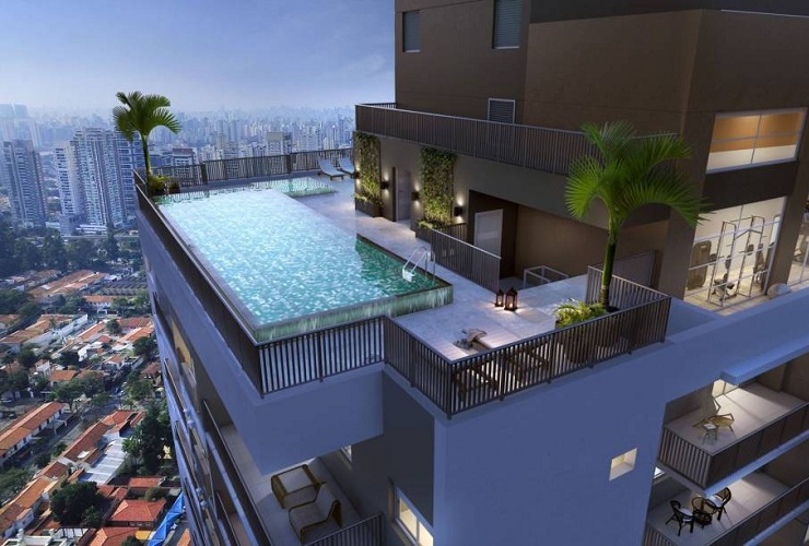 Rooftop Swimming Pool with Classy Touch