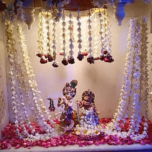 Simple Decoration For Krishna Jayanti