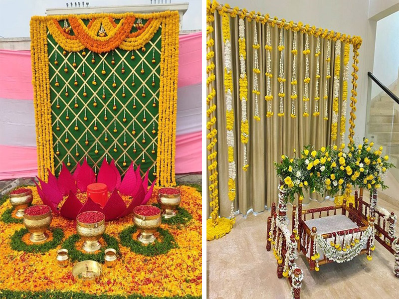 Ganesha | Ganpati decoration theme, Decoration for ganpati, Backdrop  decorations