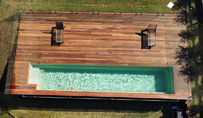 Sleek Container Swimming Pool