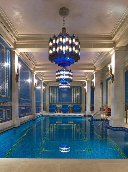 Sophisticated Indoor Swimming Pool
