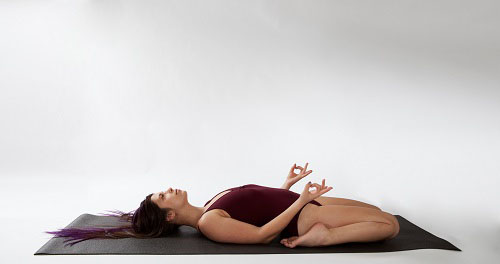 Supta Virasana Yoga For Abdomen Health (reclined Hero Pose)