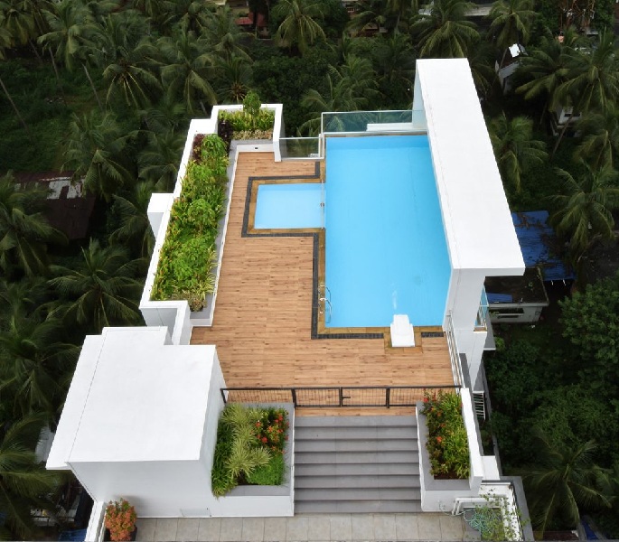 Swimming Pool on Top of the House