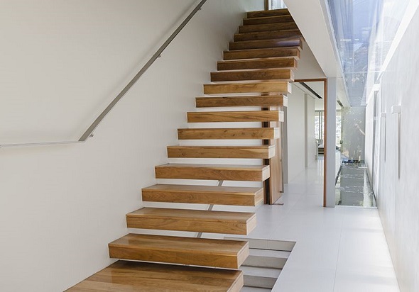 Wooden Stairs Design For Small Spaces