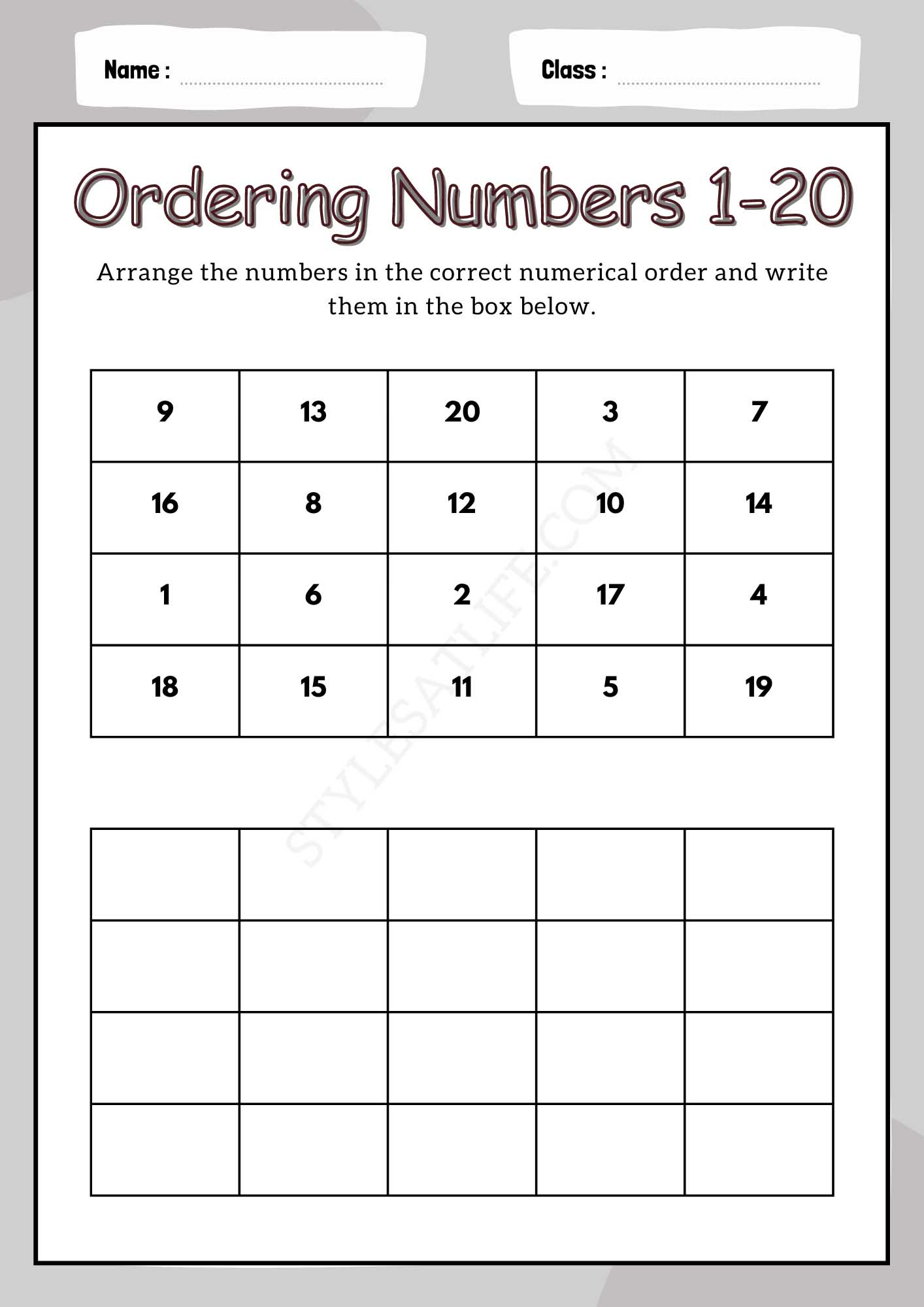 Number Order