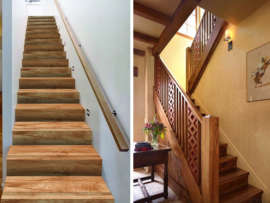 15 Modern Wooden Staircase Designs For Homes 2024