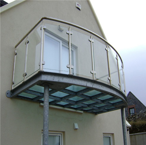 Balcony Railing Design Steel With Glass