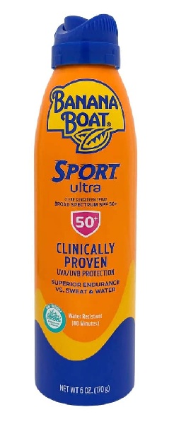 Banana Boat Sport Ultra Sunscreen Spray Spf 50