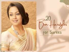 10 Latest Curly Hairstyles for Saree and Lehenga