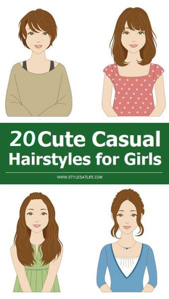 Casual Hairstyles Pin Image