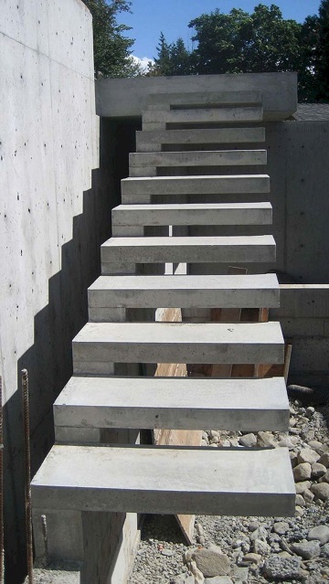 Concrete Stair Design Outside