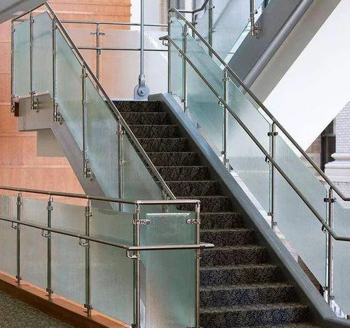Glass Grill Design For Stairs