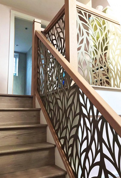 Metal Stairs Grill Design