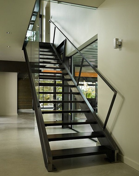 Modern Steel Stairs Design Indoor