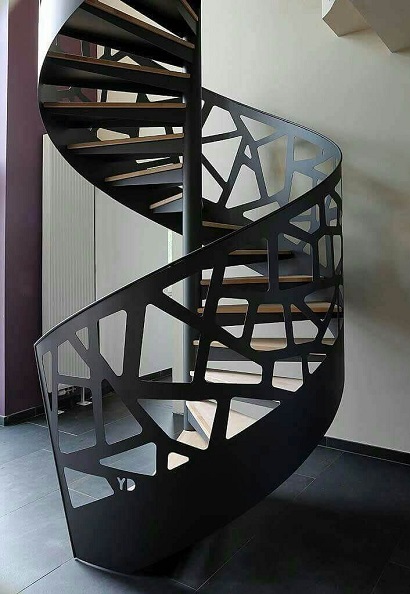 Spiral Staircase Grill Design
